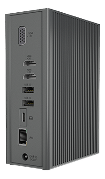 ICY BOX RaidSonic ICY BOX IB-DK2262AC - Dockingstation - USB-C - VGA, 2 x HDMI - GigE Die IB-DK2262AC stellt eine neue Designarchitektur dar, die DisplayLink und DP Alt Mode Technologie in einer DockingStatio (IB-DK2262AC)