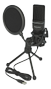DELOCK USB Condenser Microphone Set - for Podcasting, Gaming and Vocal