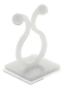 DELOCK Cable drill with adhesive socket natural 10 pieces (60175)