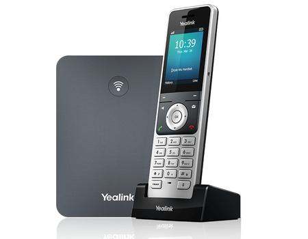 Yealink W76P DECT package incl. Yealink W56H handset & W70B IP-base station, max 10 handsets (W76P)