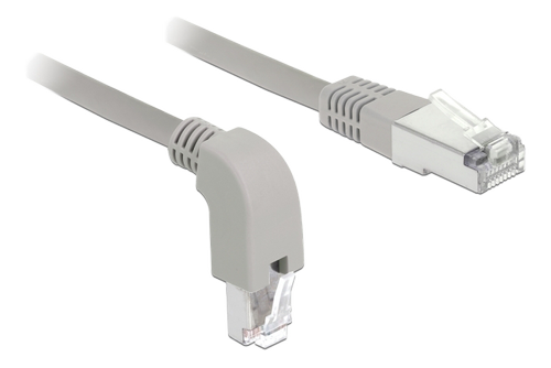 DELOCK 85855, 0,5 m, Cat5e, SF/UTP (S-FTP), RJ-45, RJ-45, Grå (85855)