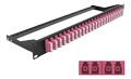 DELOCK 19? Fibre Patch Panel 24 port LC Quad violet
