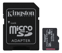 KINGSTON 16GB microSDHC Industrial C10 A1