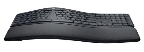 LOGITECH Ergo Series ERGO K860 for Business - Tastatur - full size - kabellos - 2.4 GHz, Bluetooth 5.0 LE - QWERTY - US International - Graphite (920-010352)