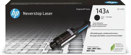 HP 143A Reload Kit - Black - toner refill - for Neverstop 1001, 1202, Neverstop Laser 1000, MFP 1200, MFP 1201, MFP 1202 (W1143A)