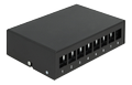 DELOCK Keystone Patch Panel 8 Port black