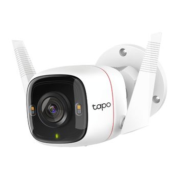 TP-LINK Tapo C320WS V1 - Network surveillance camera - outdoor - dustproof / weatherproof - colour (Day&Night) - 4 MP - 2560 x 1440 - 1440p - fixed focal - audio - wireless - Wi-Fi - GbE - H.264 - DC 9 V (TAPO C320WS)
