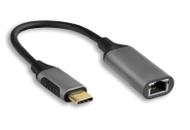 Elivi USB C till RJ45 Nettverks adapter Type-C - Ethernet Female 1000Mbps (ELV-UC-ENA)