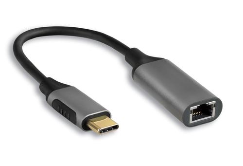 Elivi USB C till RJ45 Nettverks adapter Type-C - Ethernet Female 1000Mbps (ELV-UC-ENA)