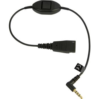 JABRA a - Headset cable - Quick Disconnect male to mini-phone stereo 3.5 mm male - 30 cm (8800-00-103)