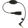 JABRA a - Headset cable - Quick Disconnect male to mini-phone stereo 3.5 mm male - 30 cm