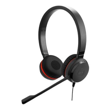 JABRA EVOLVE 30 HEADSET - STEREO - WIRED - OVER-THE-HEAD - ENDS AT 3.5MM JACK - NO USB (14401-21)