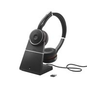 JABRA Evolve 75 with Chargingstand and Link 370 Stereo UC