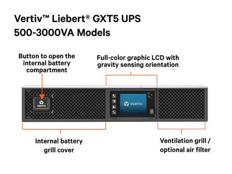 VERTIV Liebert GXT5 1000VA UPS (GXT5-1000IRT2UXLE)