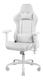 DELTACO WHITE LINE WCH80 Gaming chair, PU-leather,  iron frame, White