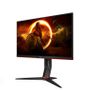 AOC Gaming 24G2ZU/BK - LED monitor - gaming - 23.8" - 1920 x 1080 Full HD (1080p) @ 240 Hz - IPS - 350 cd/m² - 1000:1 - 0.5 ms - 2xHDMI, DisplayPort - speakers - black, red (24G2ZU/BK)