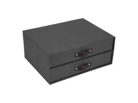 Bigso Box Skuffekabinett BIGSO Birger A4 2 sk.sort (9431C6849LEA648)