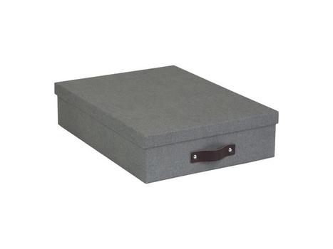 Bigso Box Dokumentboks BIGSO Oskar A4 grå (9451C6449LEA648)
