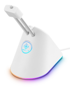 DELTACO WHITE LINE WA91 RGB Mouse Bungee, white