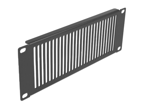 DELOCK Täckpanel med ventilation 10" 2U Svart (66669)