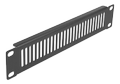DELOCK Täckpanel med ventilation 10" 1U Svart