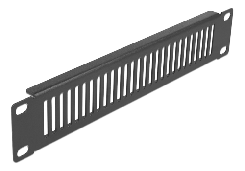 DELOCK Rack Cover Panel 10" 1U Black (66668)