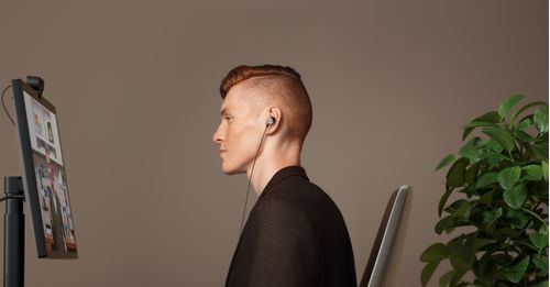 LOGITECH h Zone Wired Earbuds - Headset - in-ear - wired - 3.5 mm jack - noise isolating - graphite - Optimised for UC (981-001013)