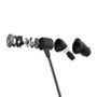 LOGITECH h Zone Wired Earbuds - Headset - in-ear - wired - 3.5 mm jack - noise isolating - graphite - Optimised for UC (981-001013)