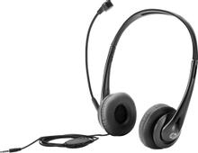 HP On-ear kabelanslutet headset Stereo 4-pol TRRRS 3,5mm volymkontroll svart (T1A66AA)