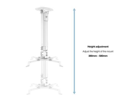 MULTIBRACKETS Universal Projector Ceiling Mount I (7350022730311)