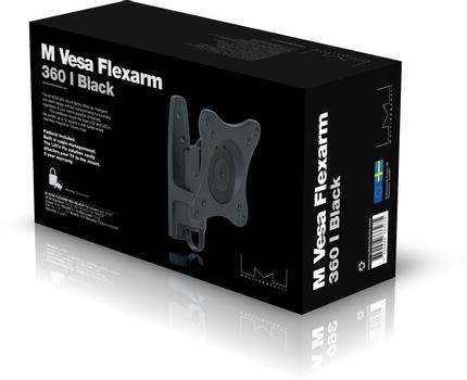 MULTIBRACKETS M VESA Flexarm 360 I Black 75x75/ more (7350022733275)