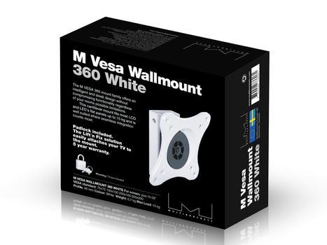 MULTIBRACKETS MB WALLMOUNT 360WH VESA75-200 25KG 15-40inch (7350022736061)