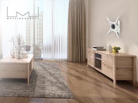 Multibrackets M VESA Flexarm 360 I monteringssett - for LCD-TV - hvit (7350022736078)