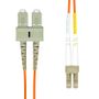ProXtend LC-SC UPC OM1 Duplex MM Fiber Cable 0.5M (FO-LCSCOM1D-0005)
