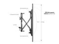 MULTIBRACKETS M Wallmount Pro MBW3x3UP Push In Pop Out Black (7350073735051)