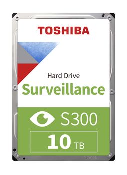 TOSHIBA BULK S300 Pro Surveillance Hard Drive 10TB SATA 3.5 (HDWT31AUZSVA)