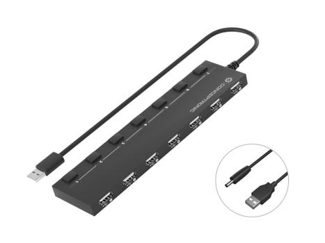CONCEPTRONIC Hubbies 7-Port Usb 2.0 Hub (HUBBIES08B)