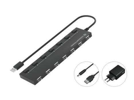 CONCEPTRONIC Hubbies 7-Port Usb 2.0 Hub (HUBBIES08BP)