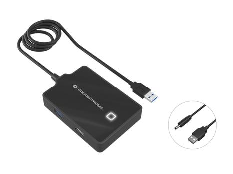 CONCEPTRONIC Hubbies 4-Port Usb 3.0/2.0 (HUBBIES10B)