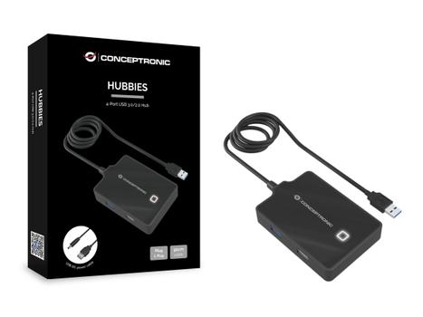 CONCEPTRONIC Hubbies 4-Port Usb 3.0/2.0 (HUBBIES10B)
