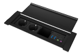 ICY BOX 4-port Desk socket and USB hub with 4 units, 2x with EU sockets