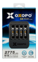 OXOPO Li-Ion 4xAA Battery 1850mAh w/charger