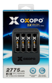 OXOPO Li-Ion 4xAA Battery 1850mAh w/charger