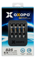 OXOPO Li-Ion 4xAAA 550mAh Battery w/charger
