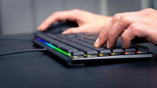 CHERRY MX 10.0N RGB BLACK CORDED KEYBOARD USB EU PERP (G8A-25010LVBEU-2)