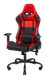 DELTACO DC210R gaming chair, PU-leather,  iron frame, black/Red