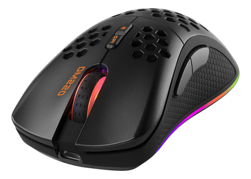DELTACO DM220 Wireless lightweigt RGB Gaming Mouse, black (GAM-120)