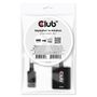 CLUB 3D DisplayPort 1.1A Male To VGA Female Active Adapter Black