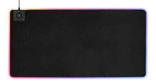 DELTACO Gaming DMP330 RGB Musemåtte med trådløs QI opladning,  (1180x580x4mm) (GAM-124)