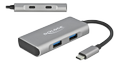 DELOCK HUB USB 3.2Gen2 Typ-C 2xTyp-A Bu 2xTyp-C Bu extern